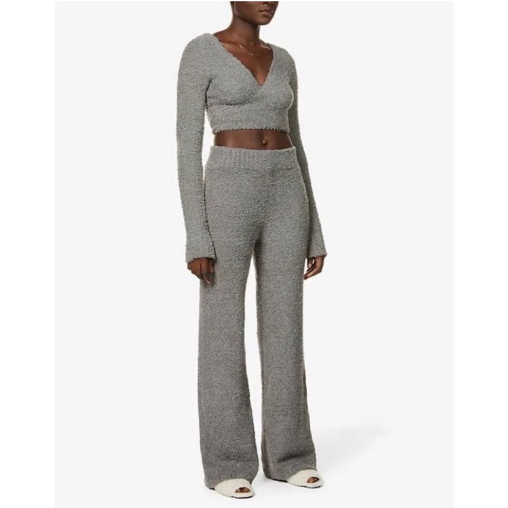 SKIMS Gray Relaxed Fit Pajama Pants
